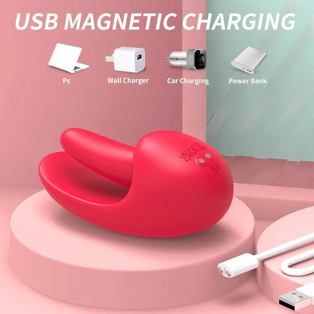 Beak-shaped silicone clit and nipple vibrator, photo 4