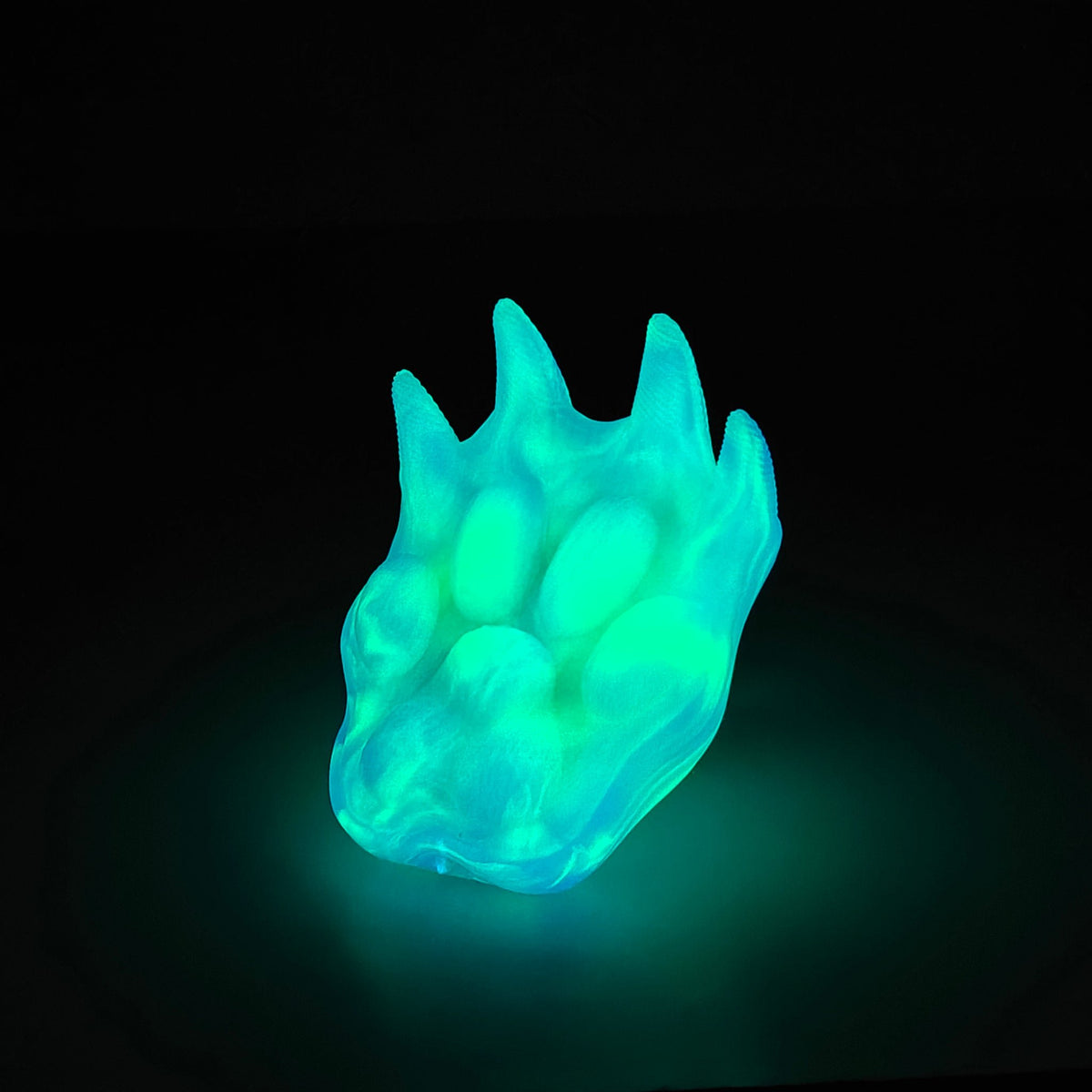 Pastel swirl bear paw textured grinding cushion, photo 2