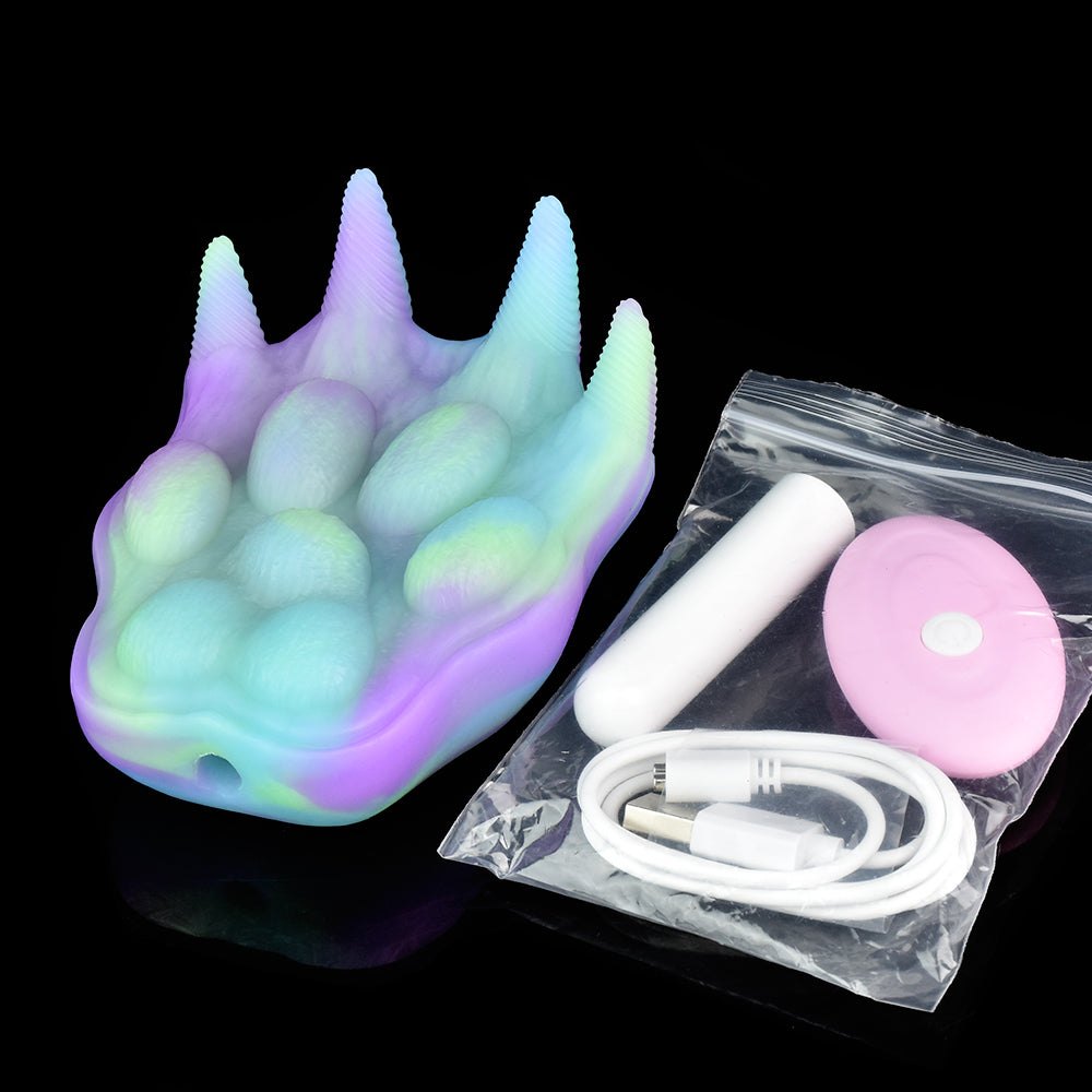 Pastel swirl bear paw textured grinding cushion, photo 7