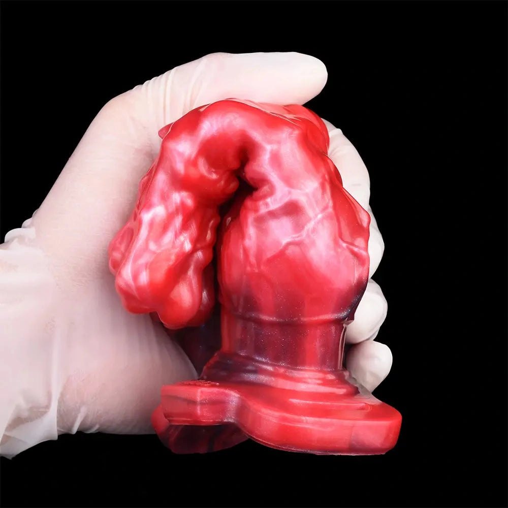 Red beast head fantasy dildo, photo 10