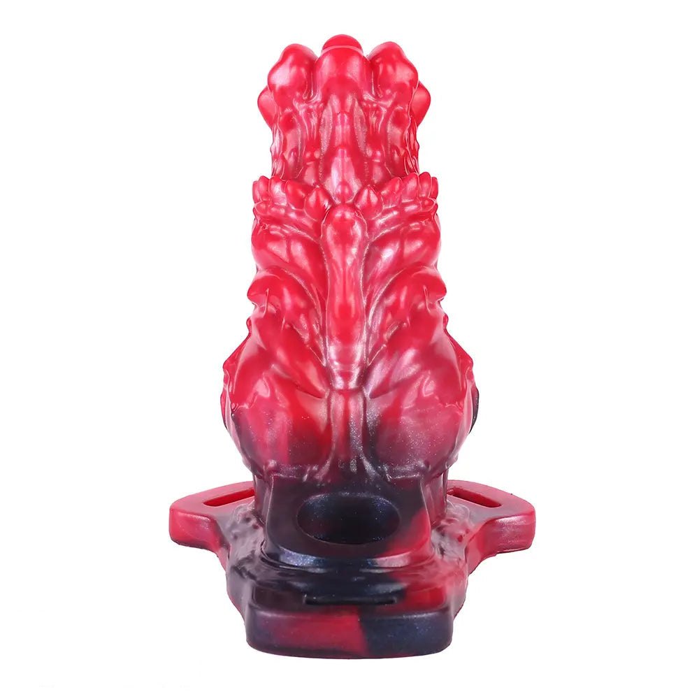 Red beast head fantasy dildo, photo 13