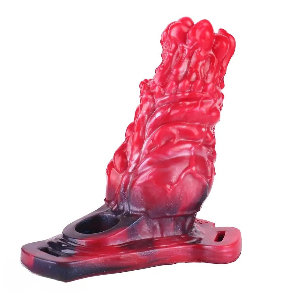 Red beast head fantasy dildo, photo 4