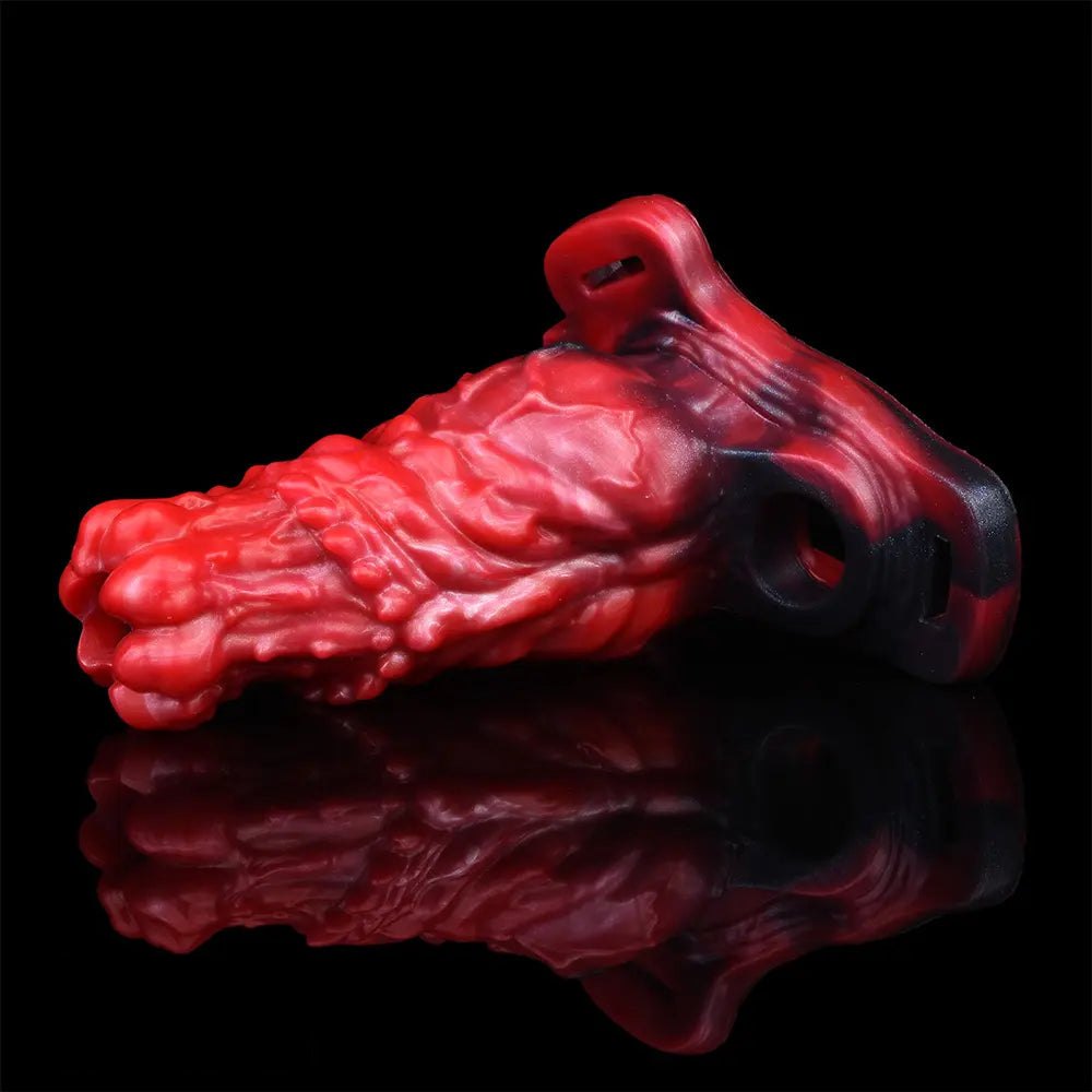 Red beast head fantasy dildo, photo 6