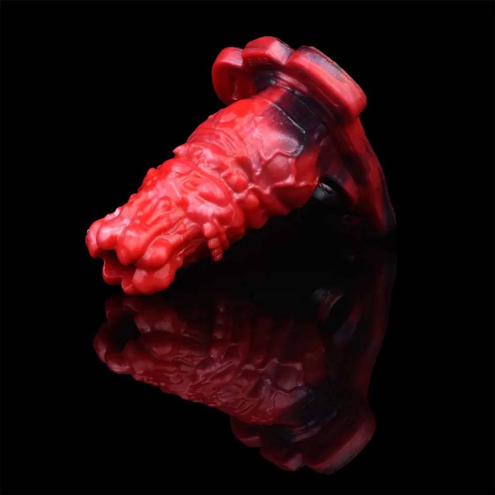 Red beast head fantasy dildo, photo 7