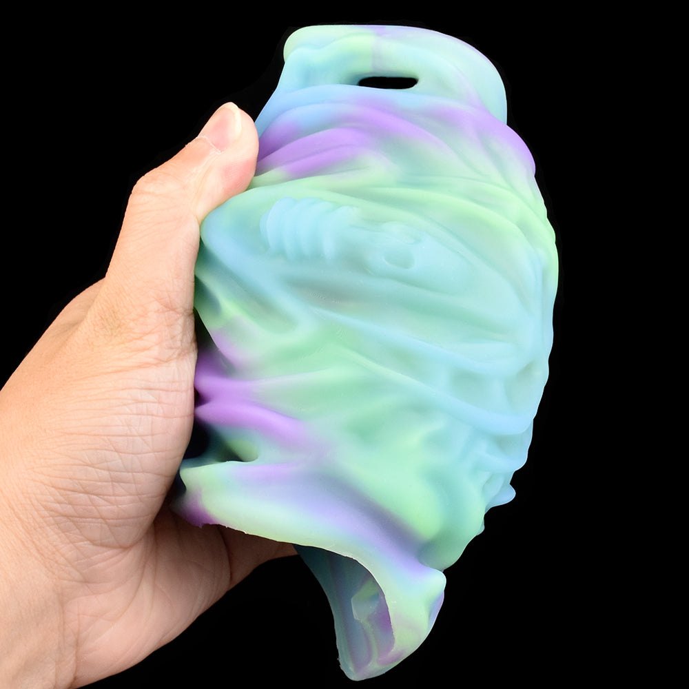 Pastel swirl beetle shell ribbed grinding cushion, photo 11