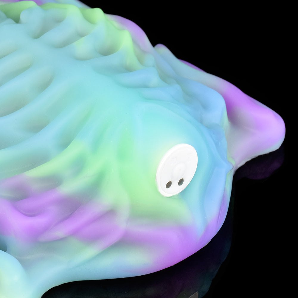 Pastel swirl beetle shell ribbed grinding cushion, photo 14