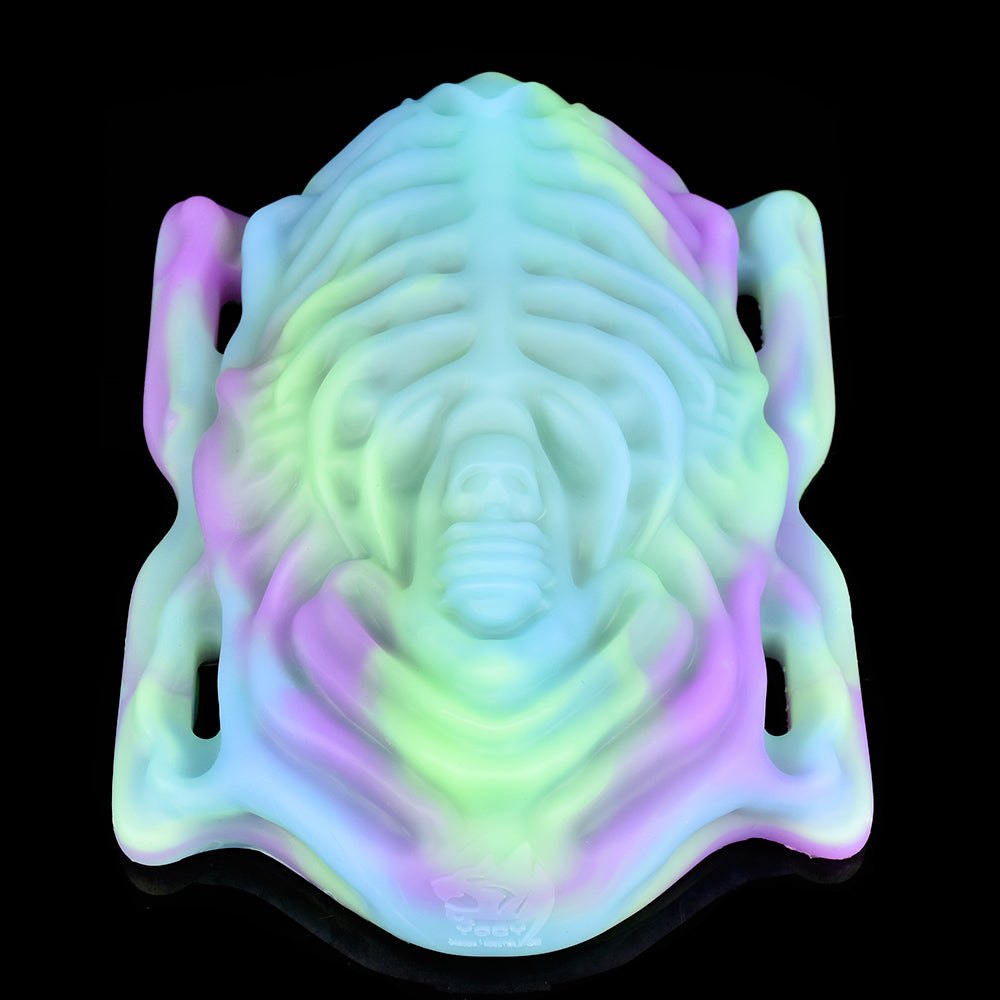 Pastel swirl beetle shell ribbed grinding cushion, photo 7
