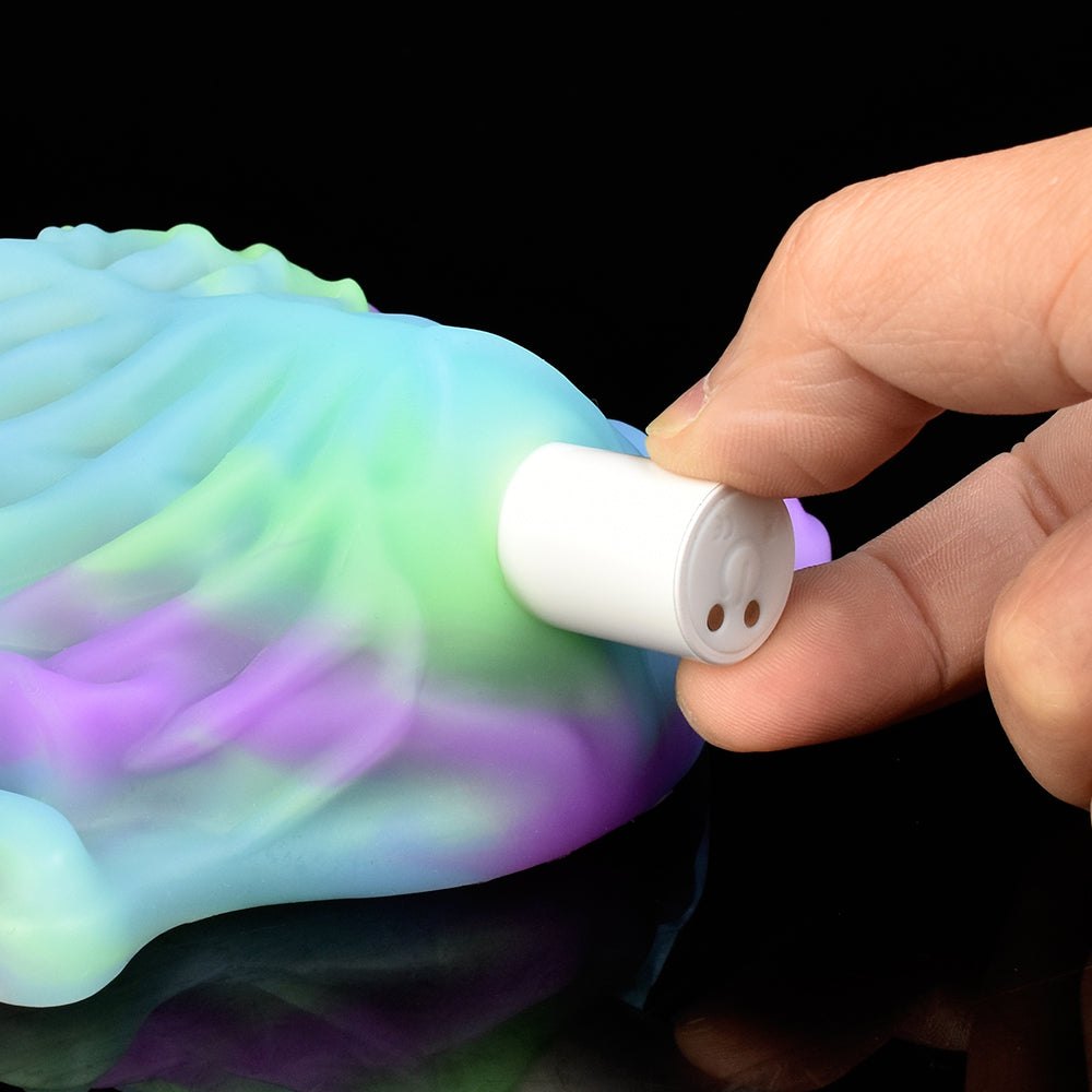 Pastel swirl beetle shell ribbed grinding cushion, photo 8