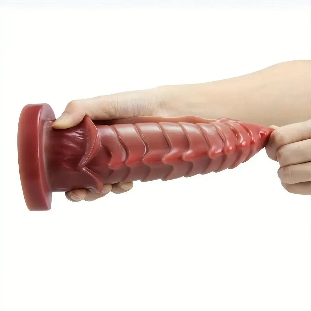 Brown beetle-scale realistic dildo, photo 3