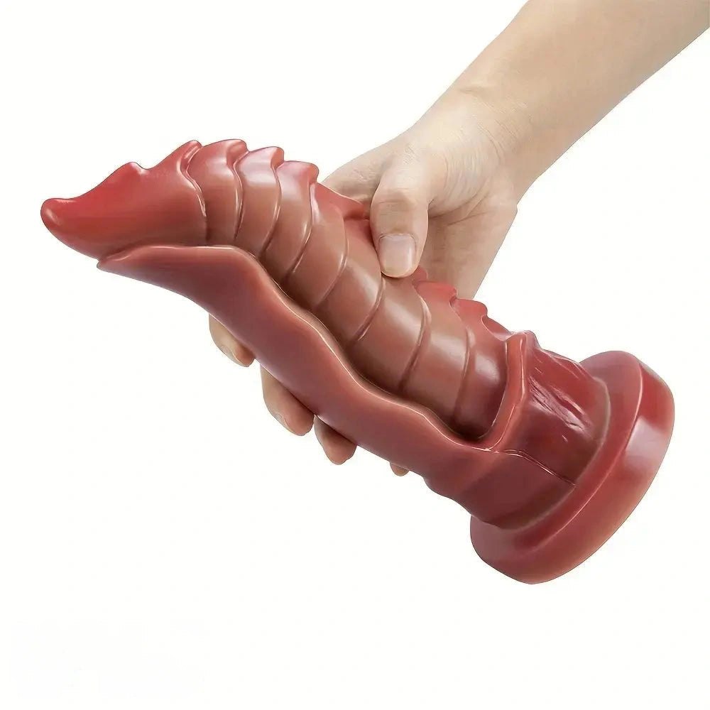 Brown beetle-scale realistic dildo, photo 7