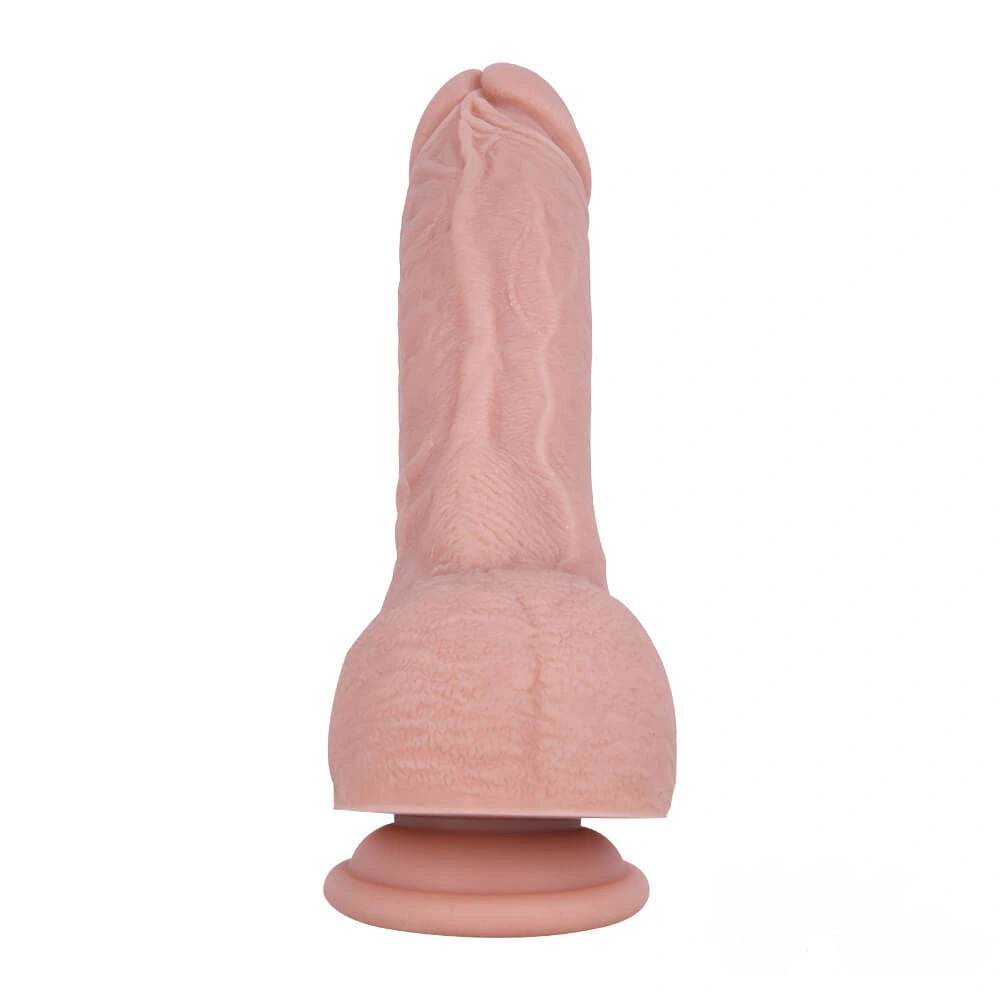 Flesh liquid silicone suction cup dildo, photo 3