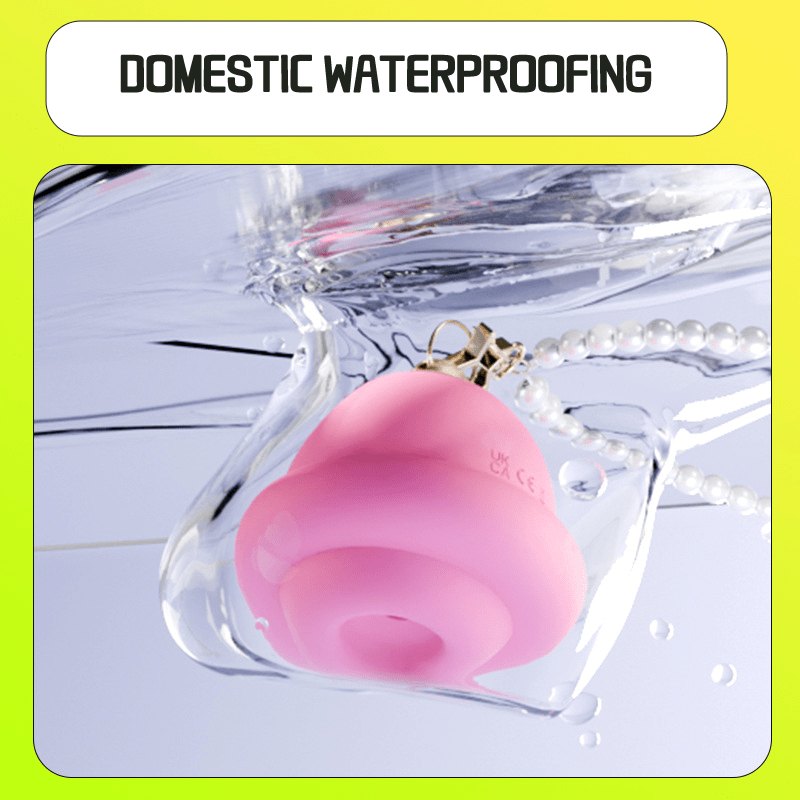 Pink bell shaped silicone necklace vibrator, photo 5