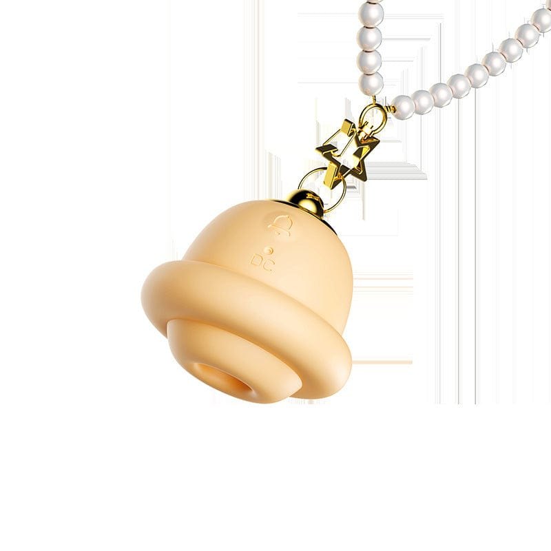 Pink bell shaped silicone necklace vibrator, photo 6
