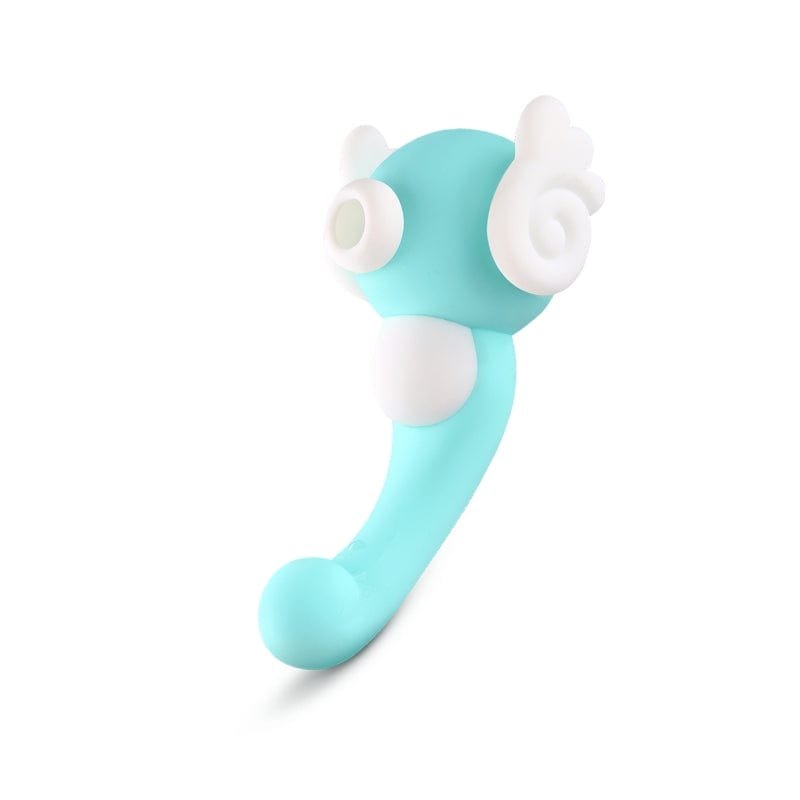 Sky blue bendable suction vibrator, photo 5