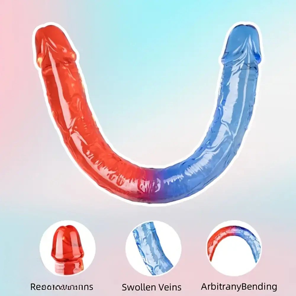 Flexible double ended dildo, photo 2