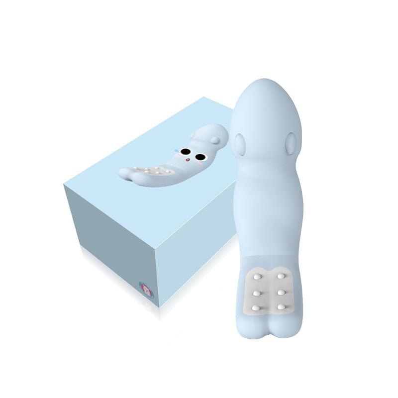 Blue bendable dual motion vibrator, photo 5