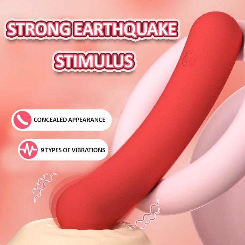 Red bendable G-spot vibrator, photo 3