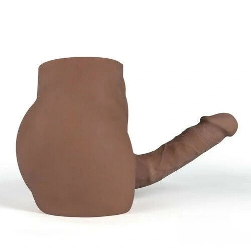 Coffee bendable silicone male torso doll, photo 5