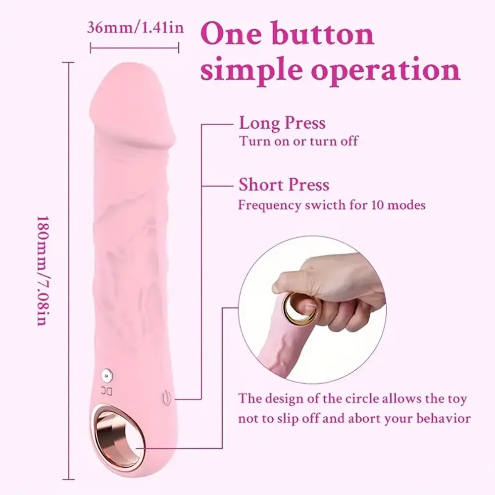 Pink bendable vibrating dildo, photo 7