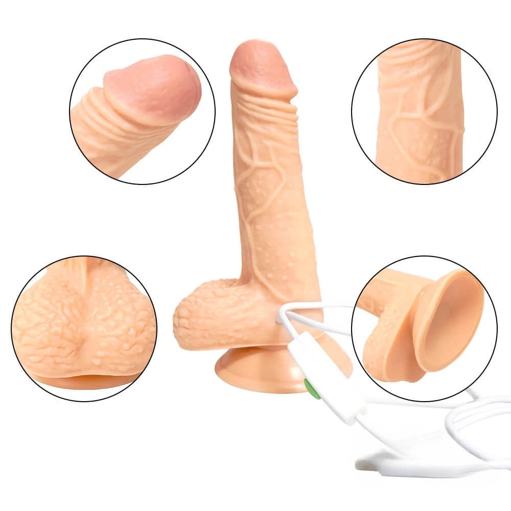 Flesh tone abs pvc realistic dildo, photo 6