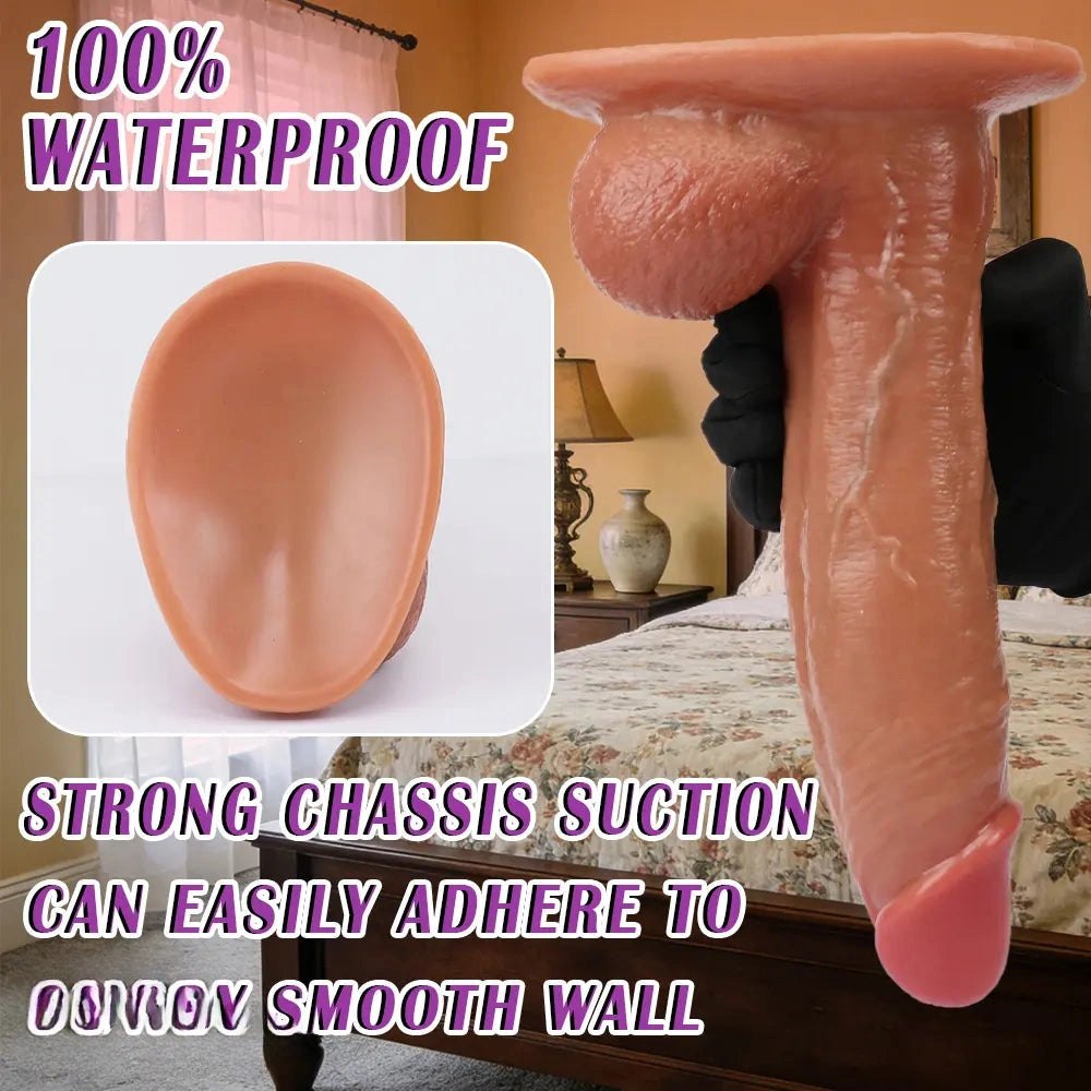 Bendable silicone cock dildo, photo 7