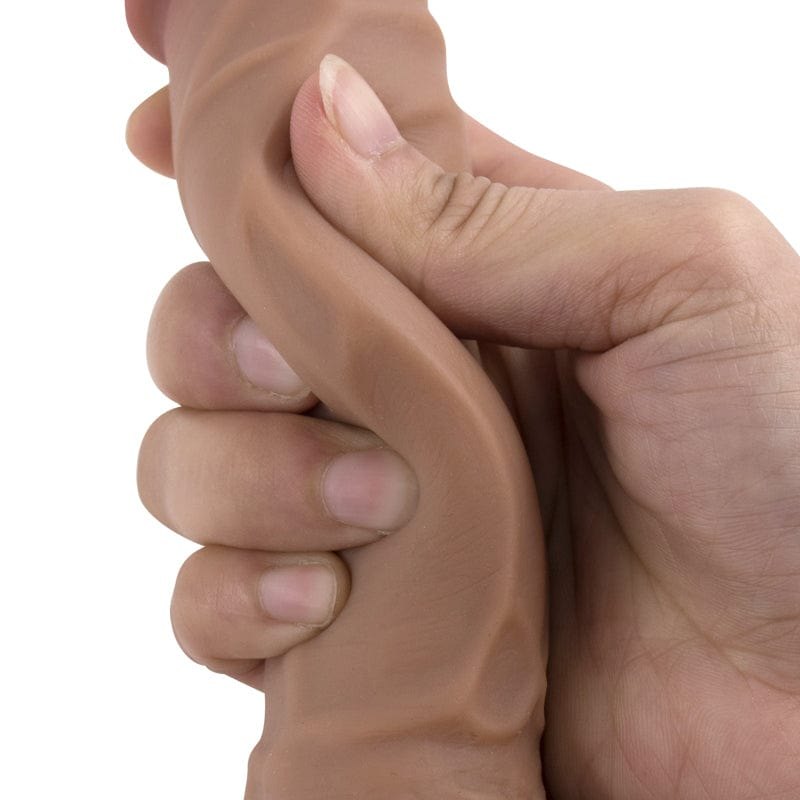 Bendable wearable strap-on dildo with suction base, photo 4