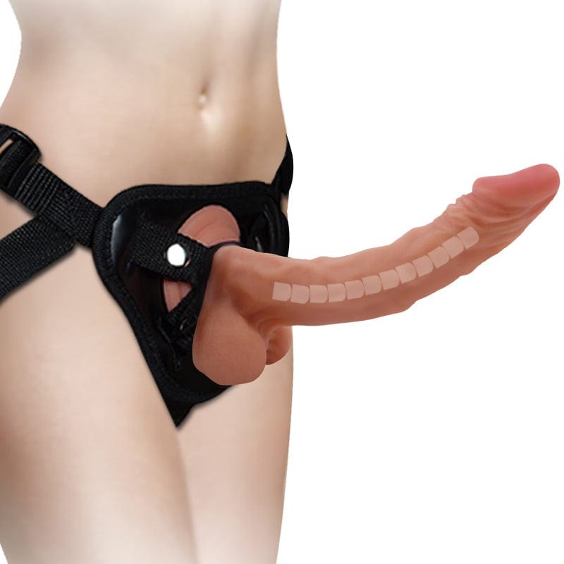Bendable wearable strap-on dildo with suction base, photo 8