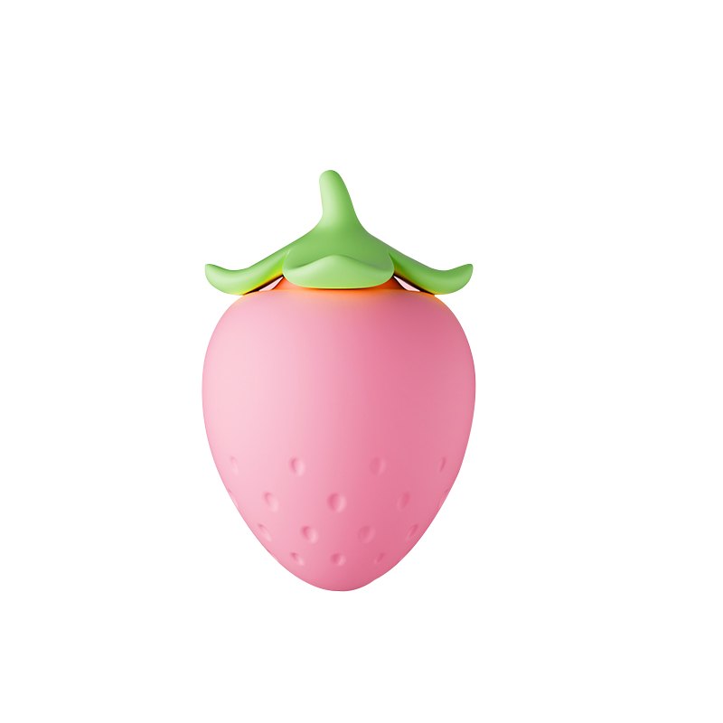 Pink berry suction clitoral vibrator