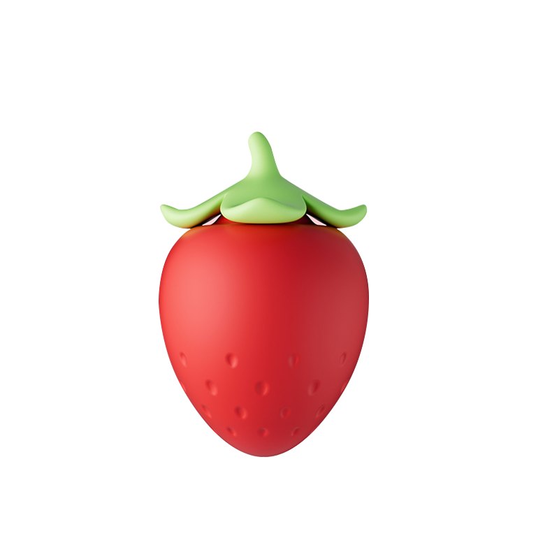 Red berry suction clitoral vibrator