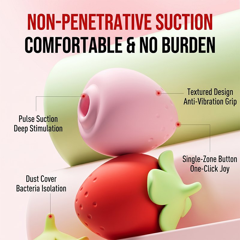 Berry suction clitoral vibrator, photo 2