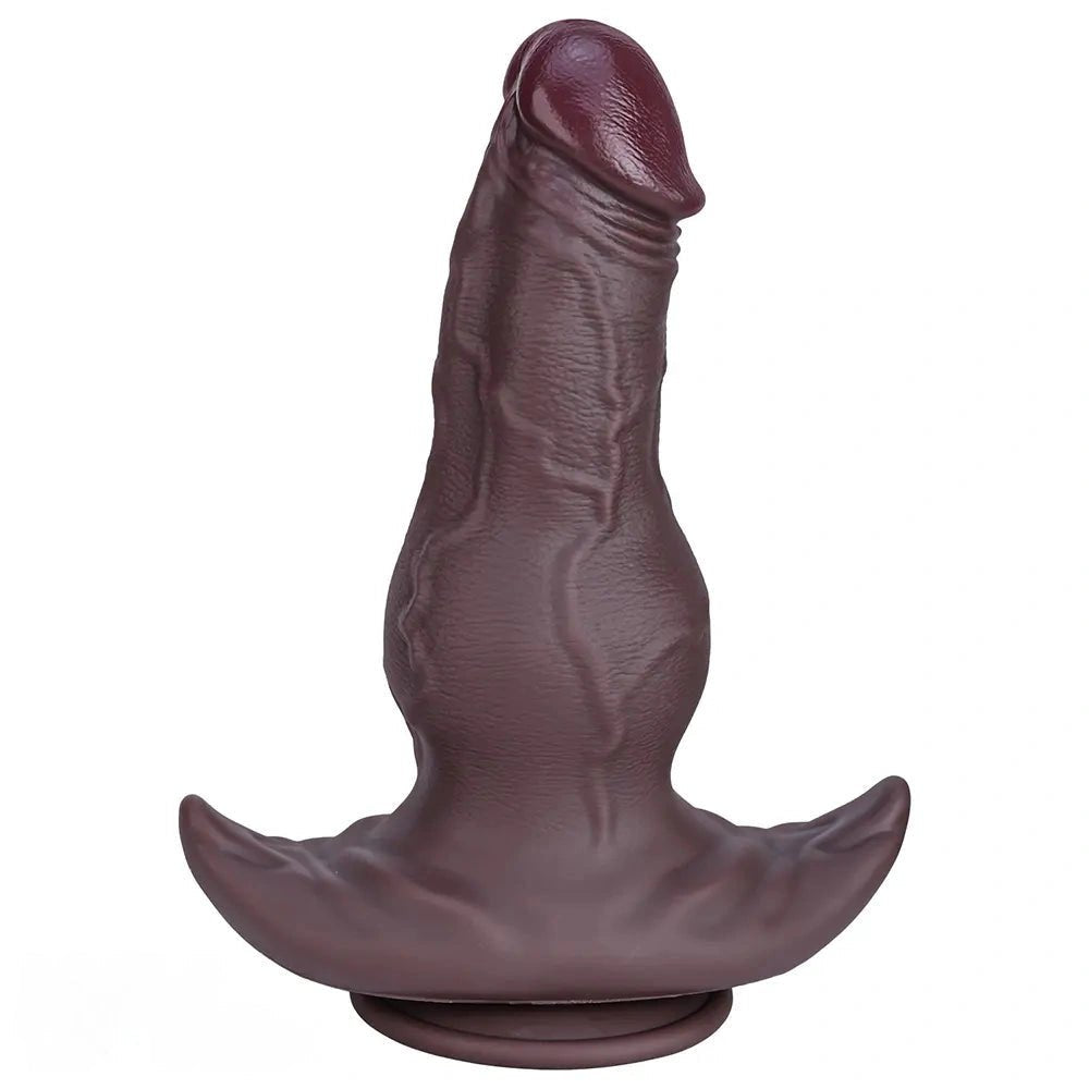 Realistic silicone dildo with anchor suction cup base, photo 15