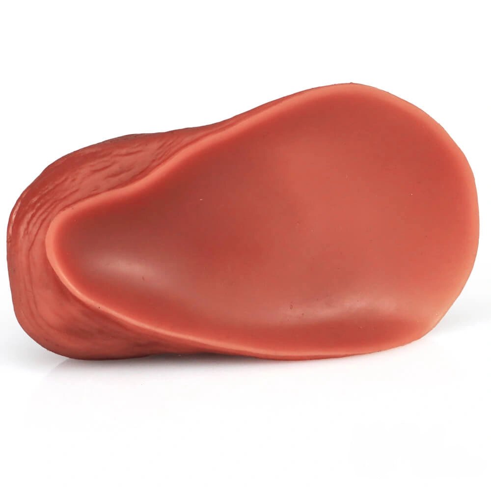 Flesh big base anal suction cup dildo, photo 5