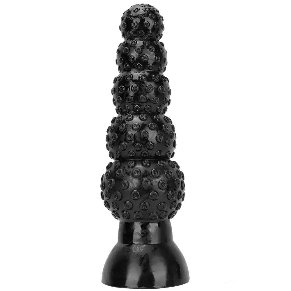 Black beaded pvc anal dildo, photo 14