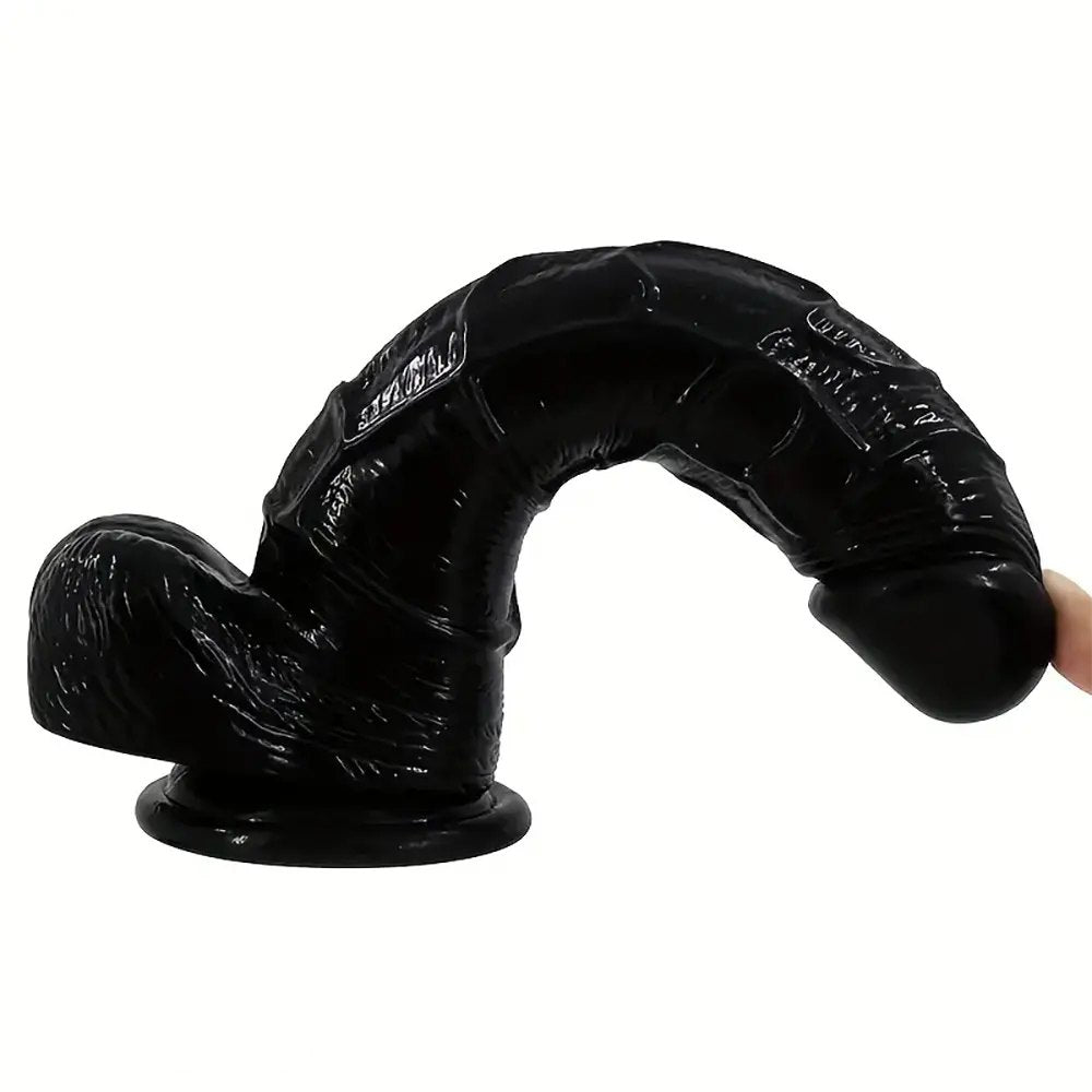 Big black realistic PVC dildo, photo 3