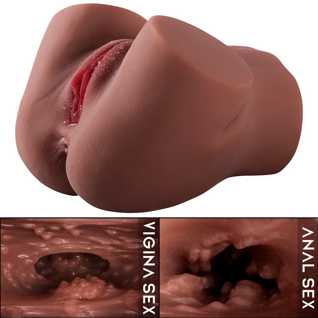Brown TPE sex doll torso with round butt, photo 4