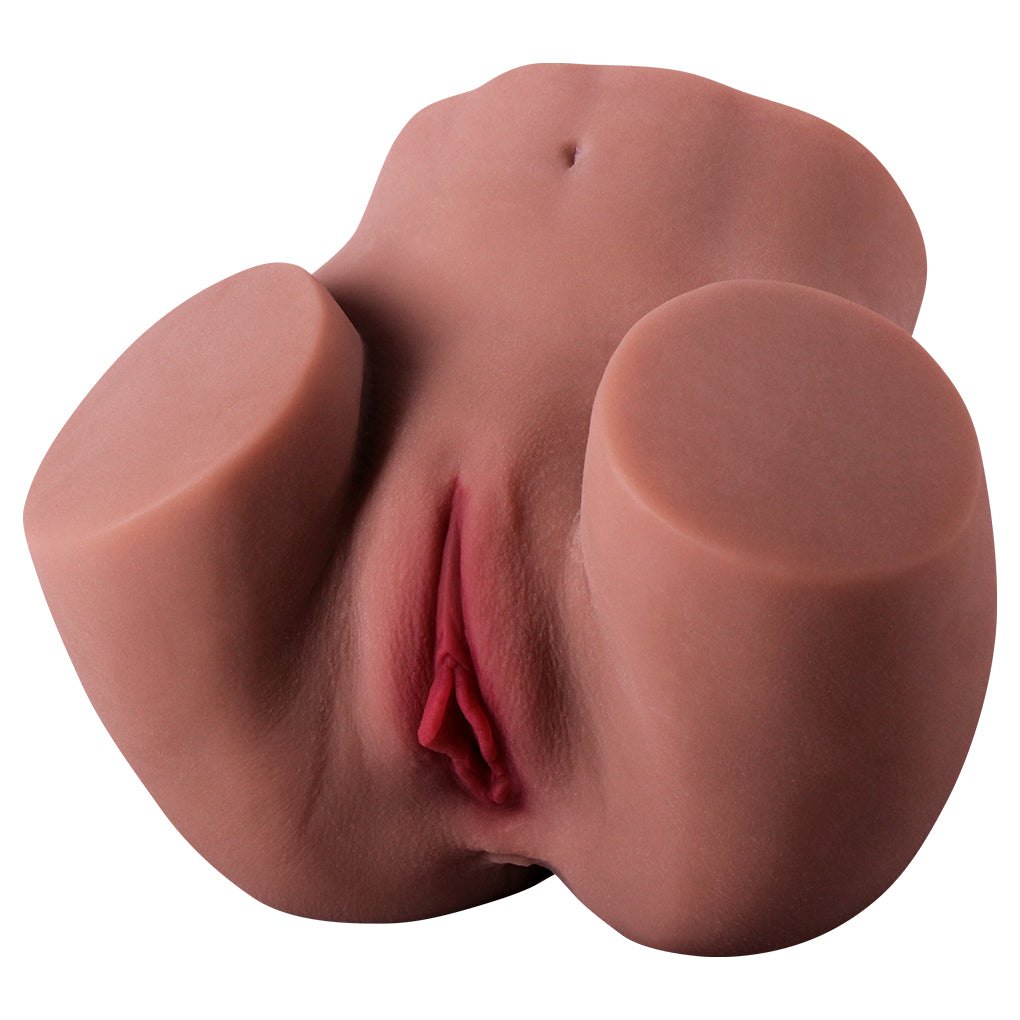 Brown TPE sex doll torso with round butt, photo 6