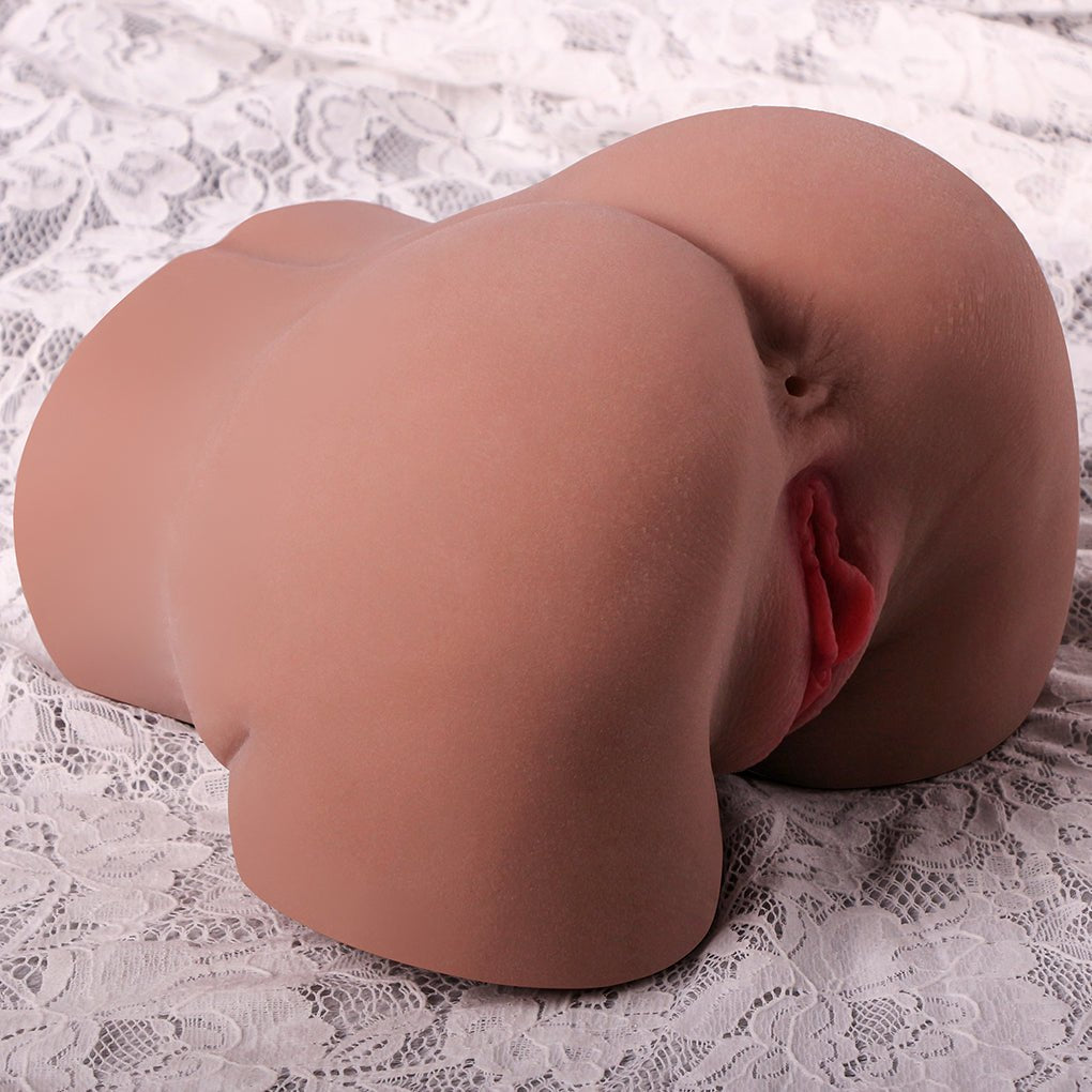 Brown TPE sex doll torso with round butt, photo 7