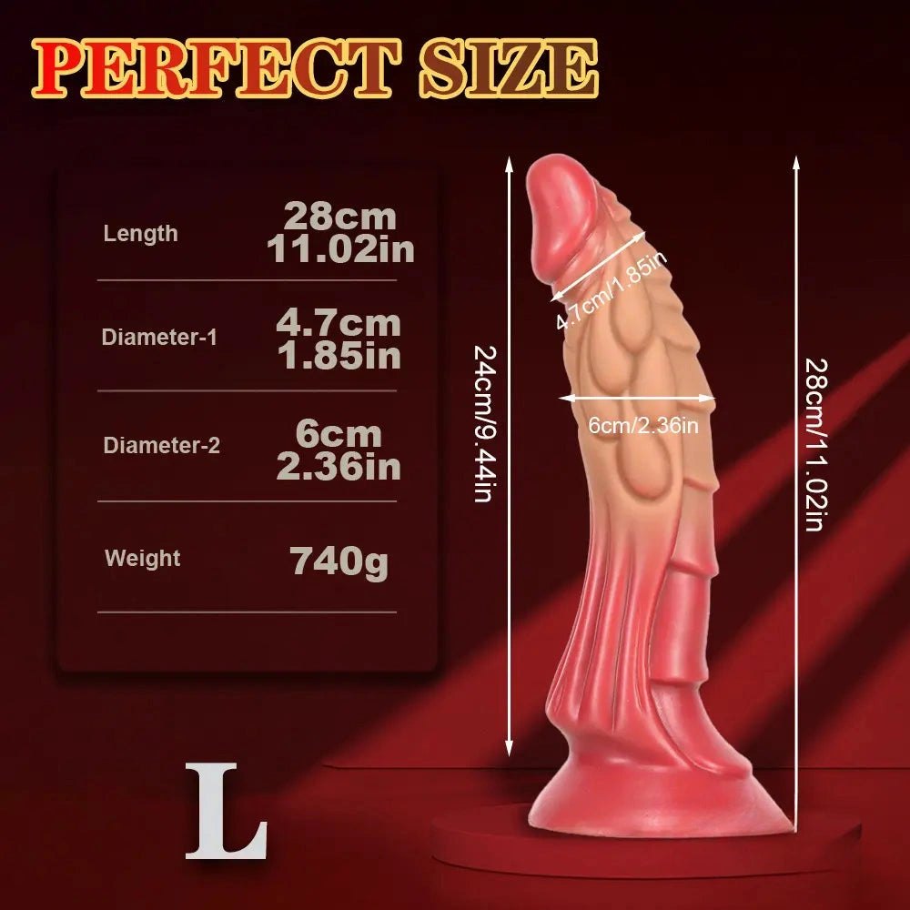 Dragon-scale fantasy dildo, photo 4