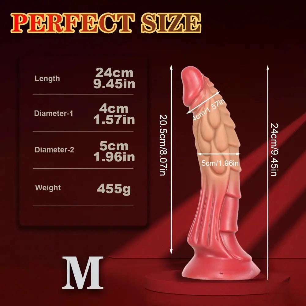 Dragon-scale fantasy dildo, photo 5