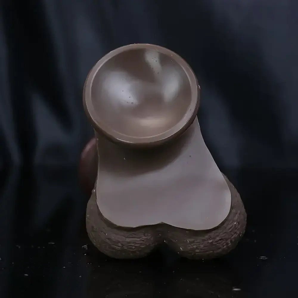 Ebony realistic silicone dildo, photo 6