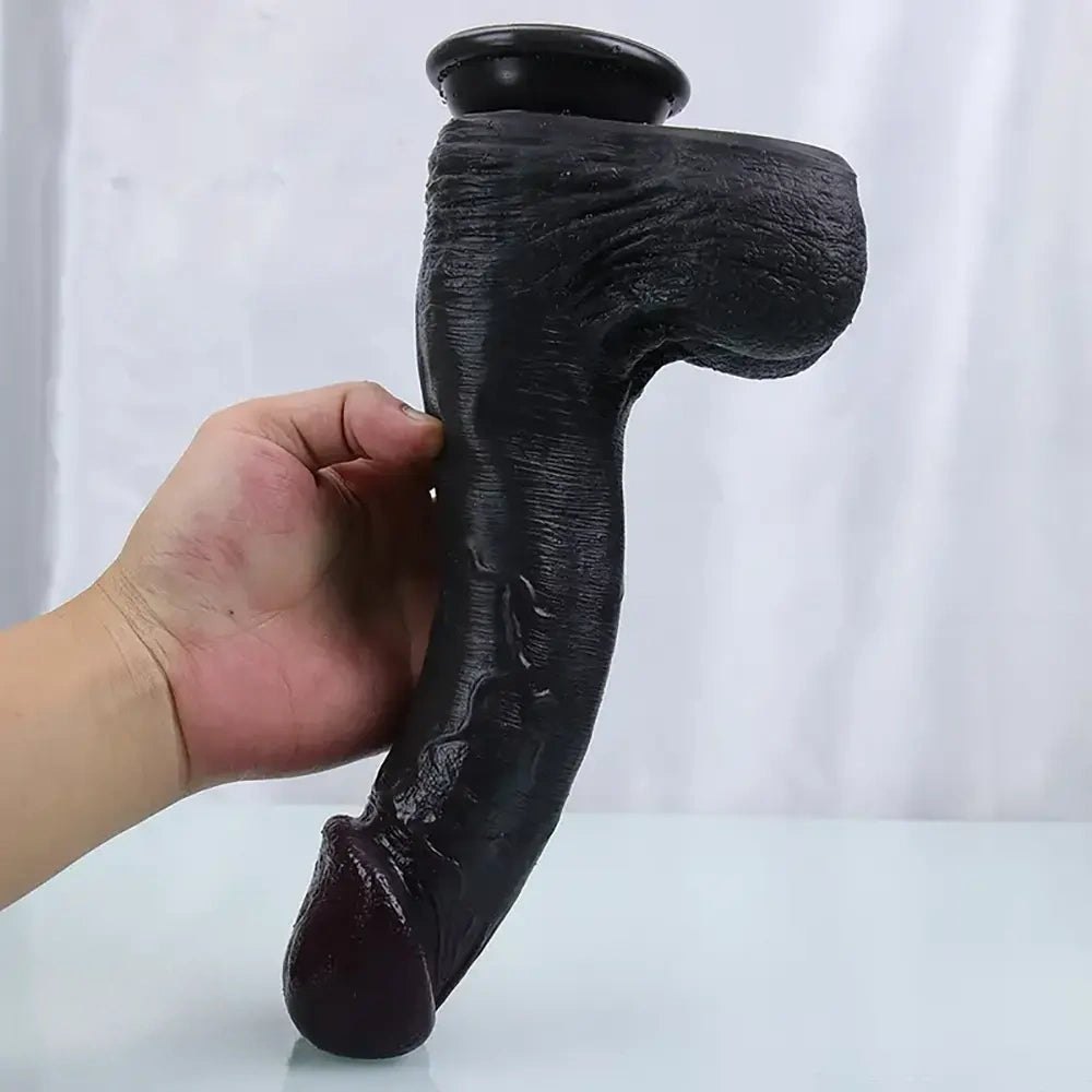 Realistic silicone dildo with sculpted head, photo 7
