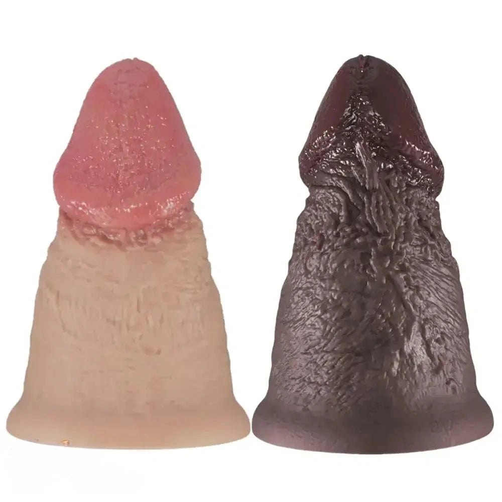 Big glans thick silicone dildo, photo 1