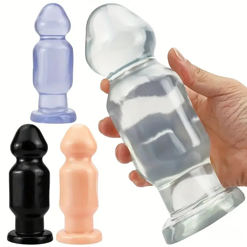 Big head pvc anal plug, photo 1