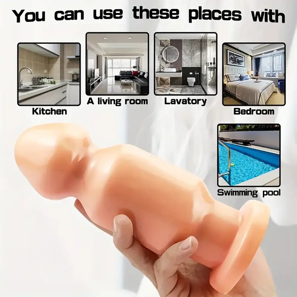Big head pvc anal plug, photo 2