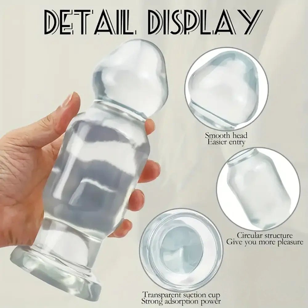 Big head pvc anal plug, photo 3