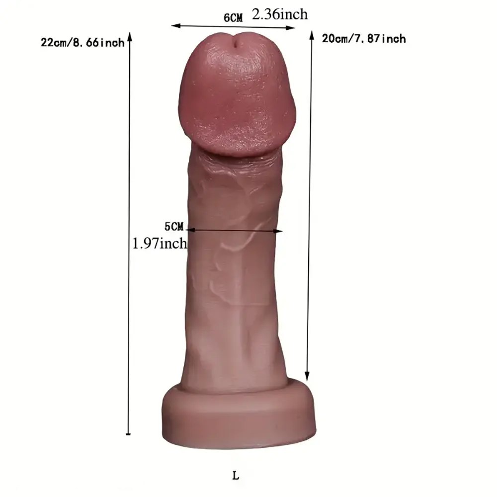 Flesh silicone suction cup dildo, photo 10