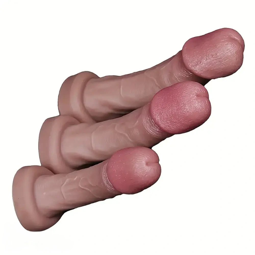 Flesh silicone suction cup dildo, photo 3