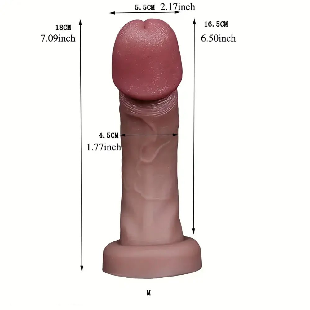 Flesh silicone suction cup dildo, photo 9