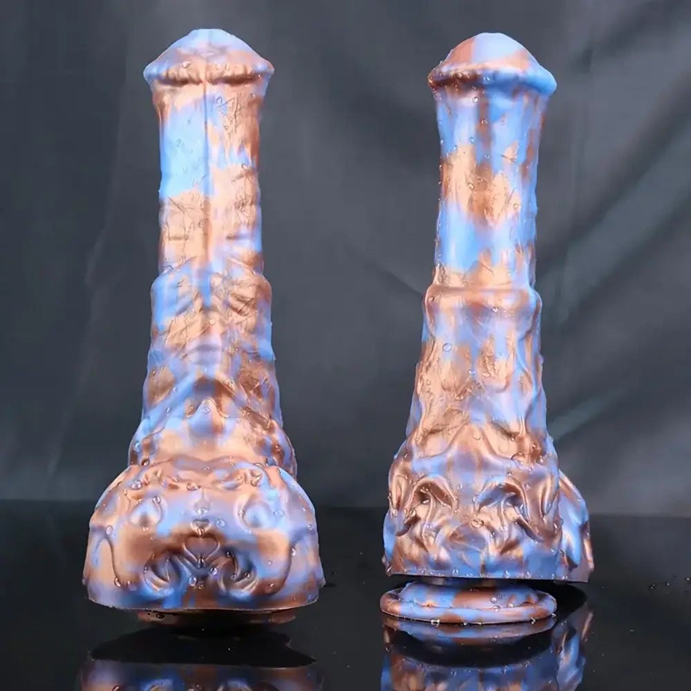Marbled animal-style dildo, photo 1
