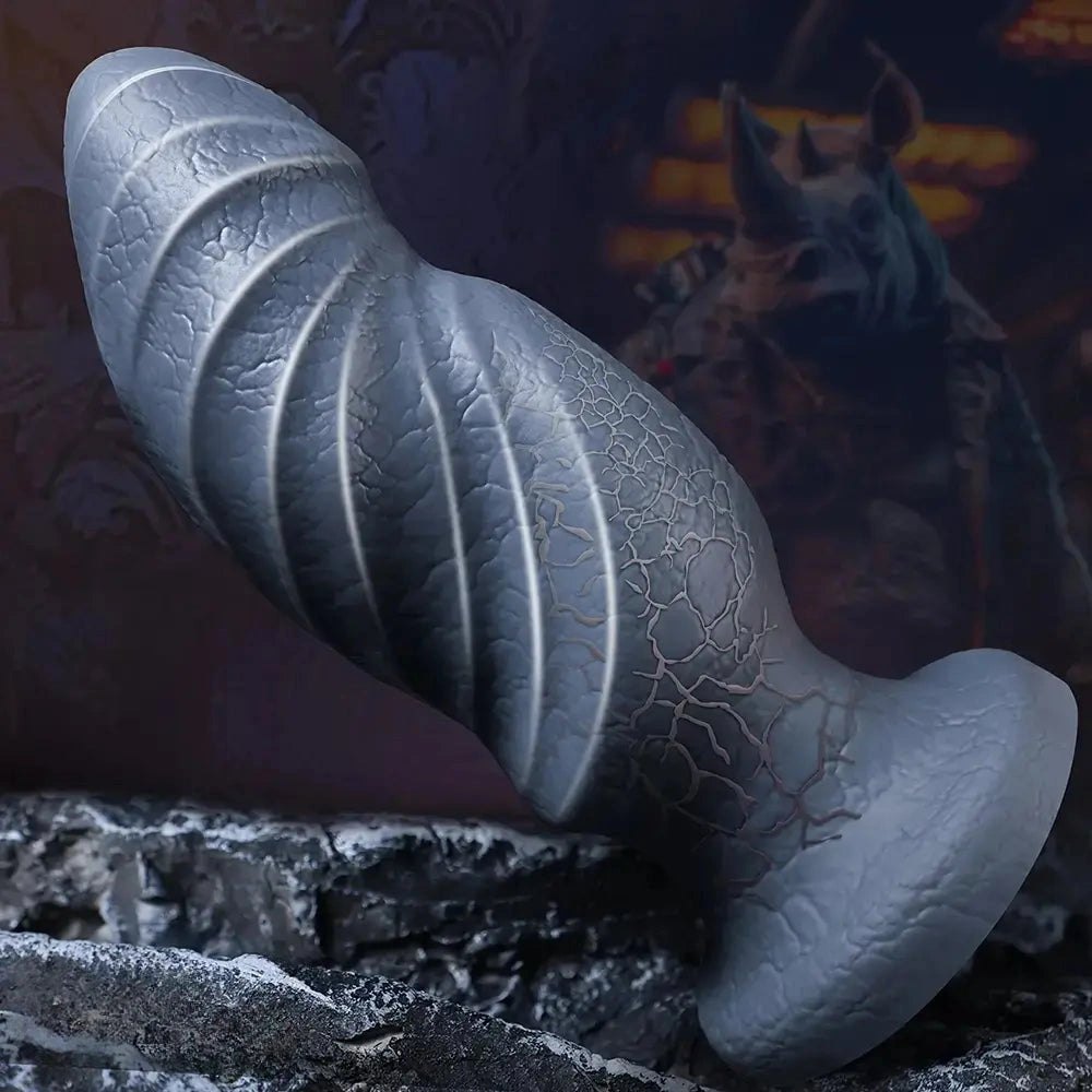 Scaled knotted fantasy dildo, photo 8
